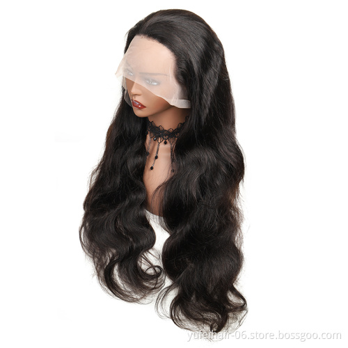 Body Wave Raw Virgin Unprocessed Thin Skin Transparent Full Lace Wigs,100% Human Hair Bleached hd Lace Front Wigs 13x6